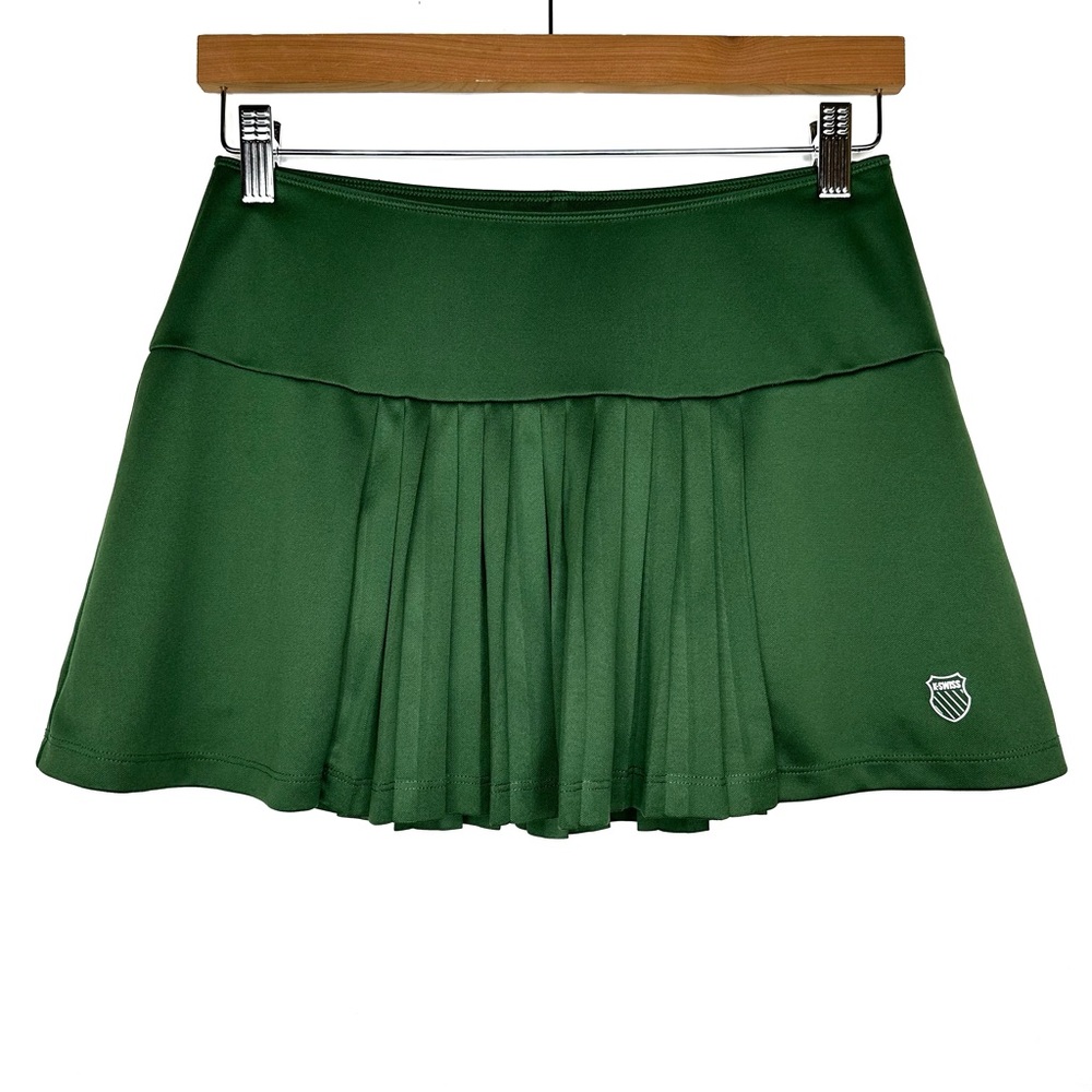 K-Swiss Green Tennis Mini Skirt